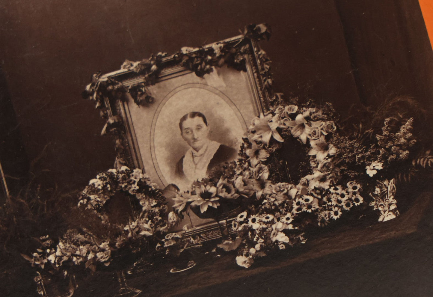 Lot 152 - Grouping Of Four Antique Stereo Cards Including Kitten Tired Of Play, Funeral Flowers, President Mckinley, Etc