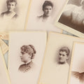 Lot 157 - Grouping Of Approximately 50 Antique Cabinet Card Photographs Of Men, Women, And Children