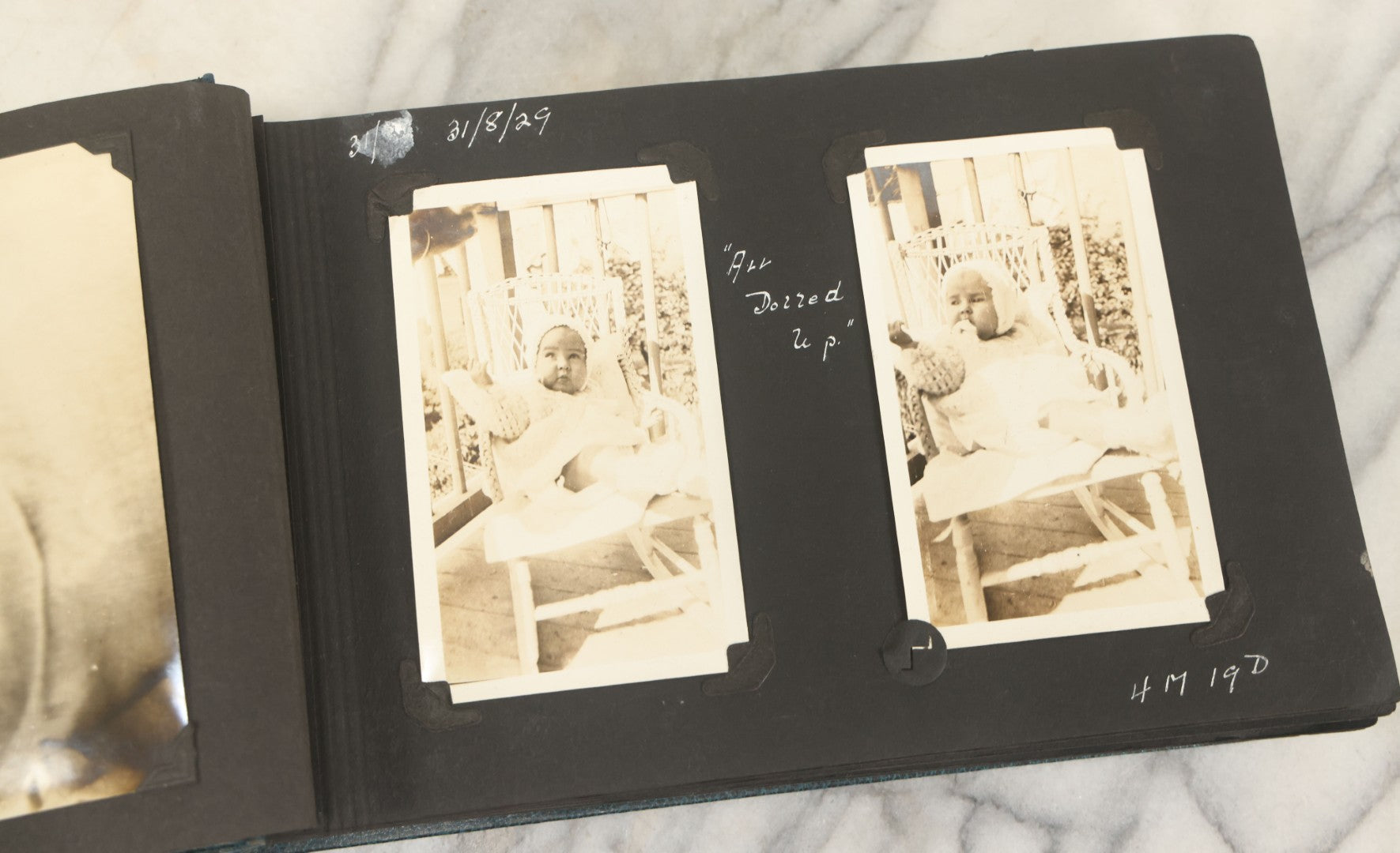 Lot 160 - Vintage Snapshot Family Photo Album Showing Photos Of The Childhood Of Patricia Mcgary Dowie, 1929 And On