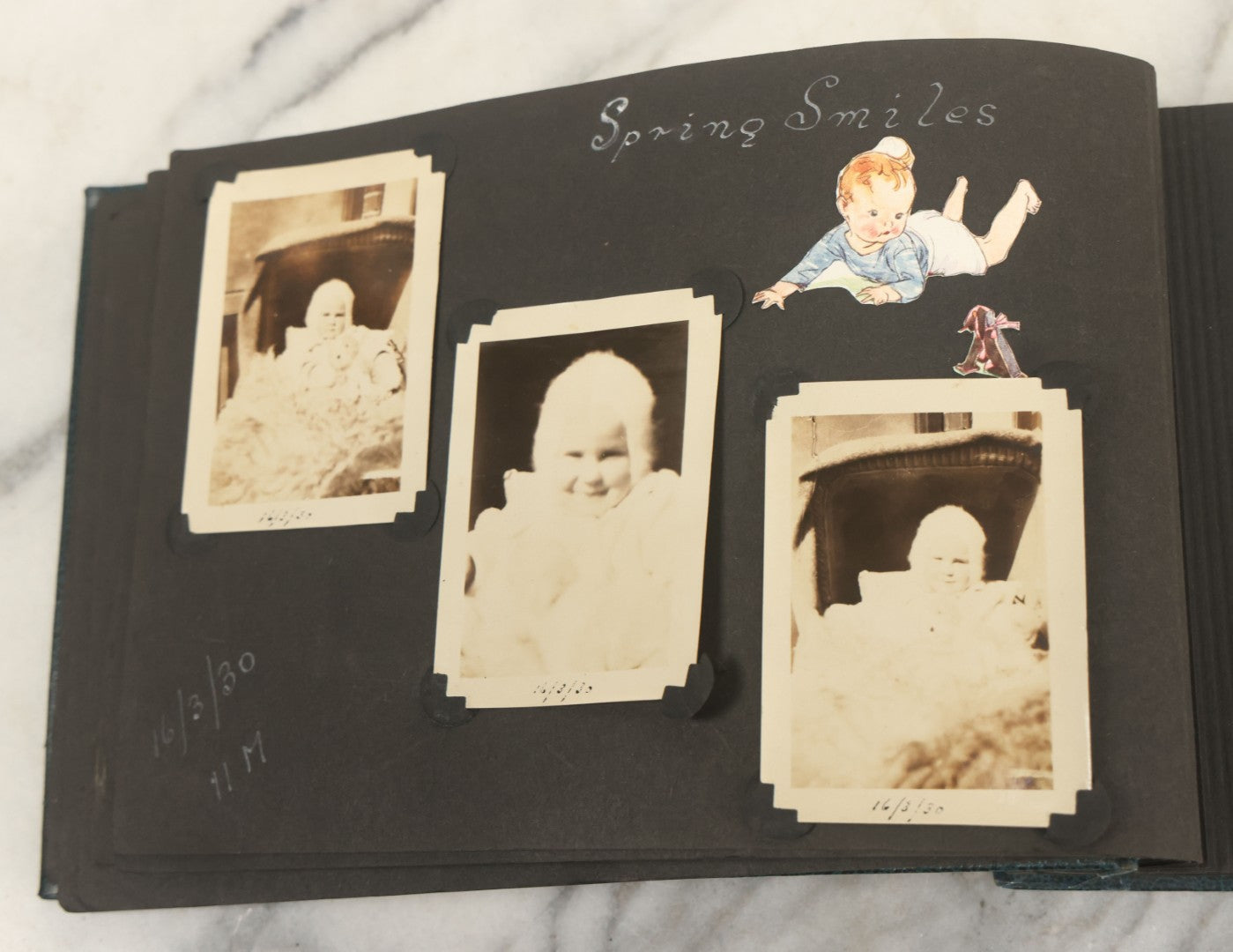 Lot 160 - Vintage Snapshot Family Photo Album Showing Photos Of The Childhood Of Patricia Mcgary Dowie, 1929 And On