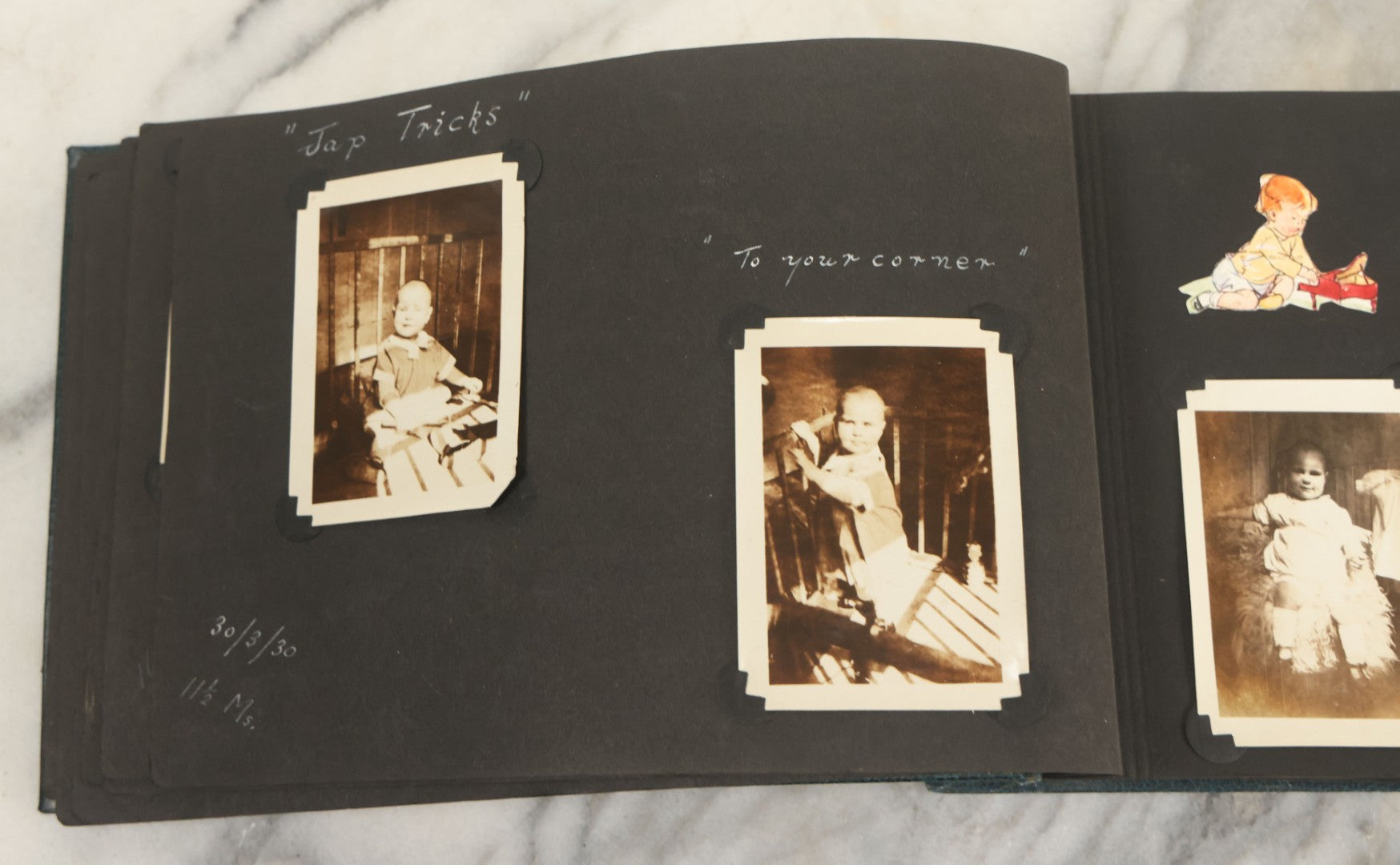 Lot 160 - Vintage Snapshot Family Photo Album Showing Photos Of The Childhood Of Patricia Mcgary Dowie, 1929 And On