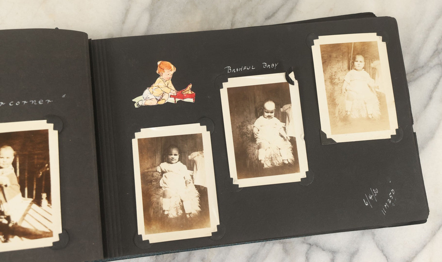 Lot 160 - Vintage Snapshot Family Photo Album Showing Photos Of The Childhood Of Patricia Mcgary Dowie, 1929 And On