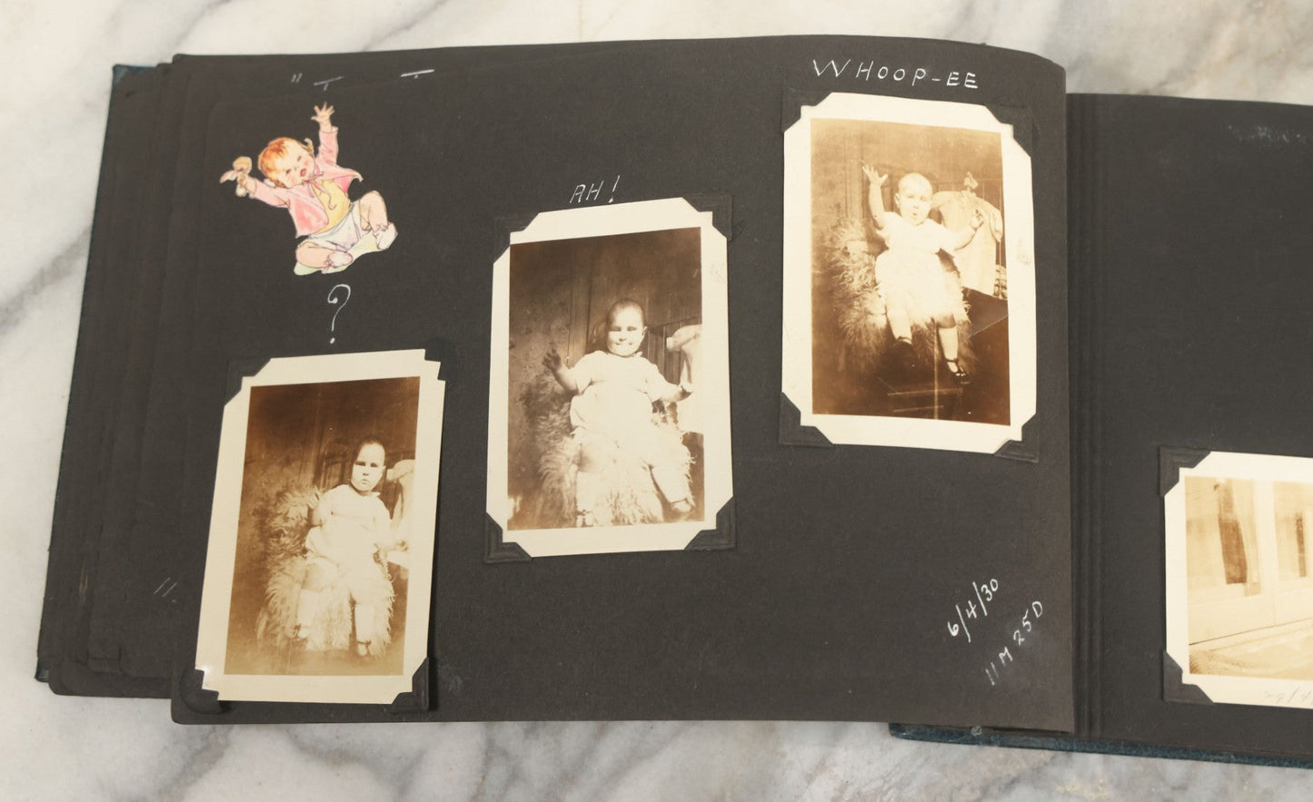 Lot 160 - Vintage Snapshot Family Photo Album Showing Photos Of The Childhood Of Patricia Mcgary Dowie, 1929 And On