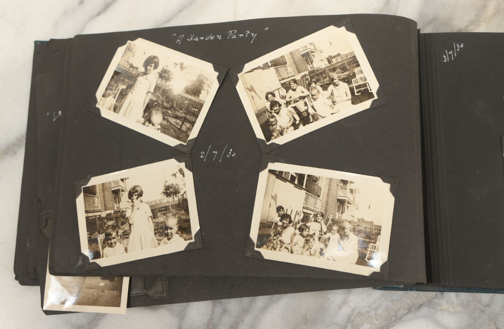 Lot 160 - Vintage Snapshot Family Photo Album Showing Photos Of The Childhood Of Patricia Mcgary Dowie, 1929 And On