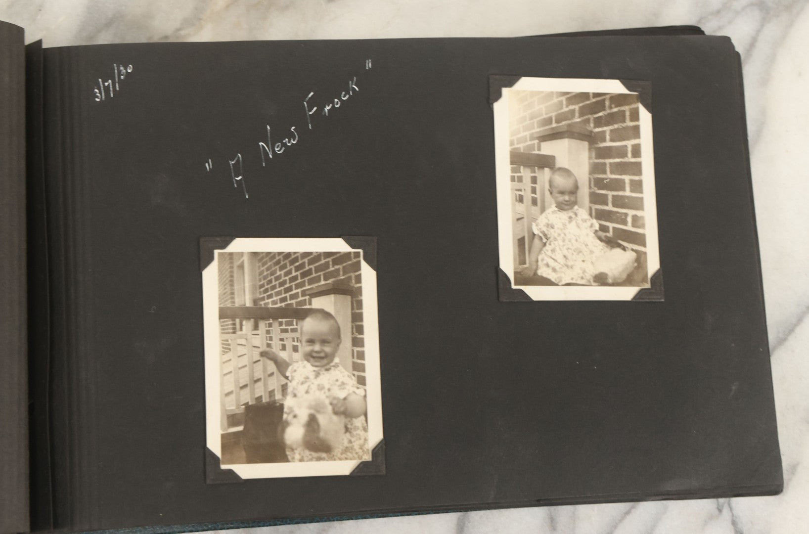 Lot 160 - Vintage Snapshot Family Photo Album Showing Photos Of The Childhood Of Patricia Mcgary Dowie, 1929 And On
