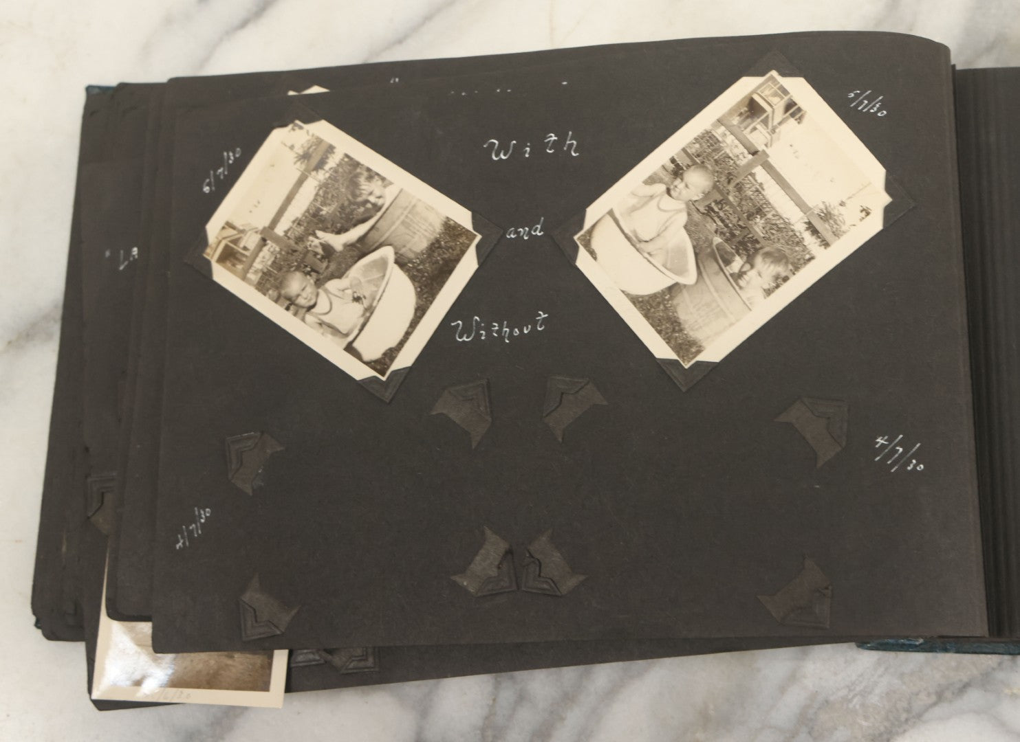 Lot 160 - Vintage Snapshot Family Photo Album Showing Photos Of The Childhood Of Patricia Mcgary Dowie, 1929 And On