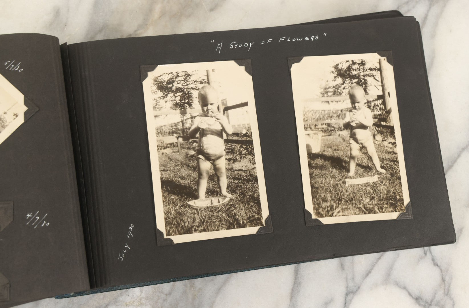 Lot 160 - Vintage Snapshot Family Photo Album Showing Photos Of The Childhood Of Patricia Mcgary Dowie, 1929 And On