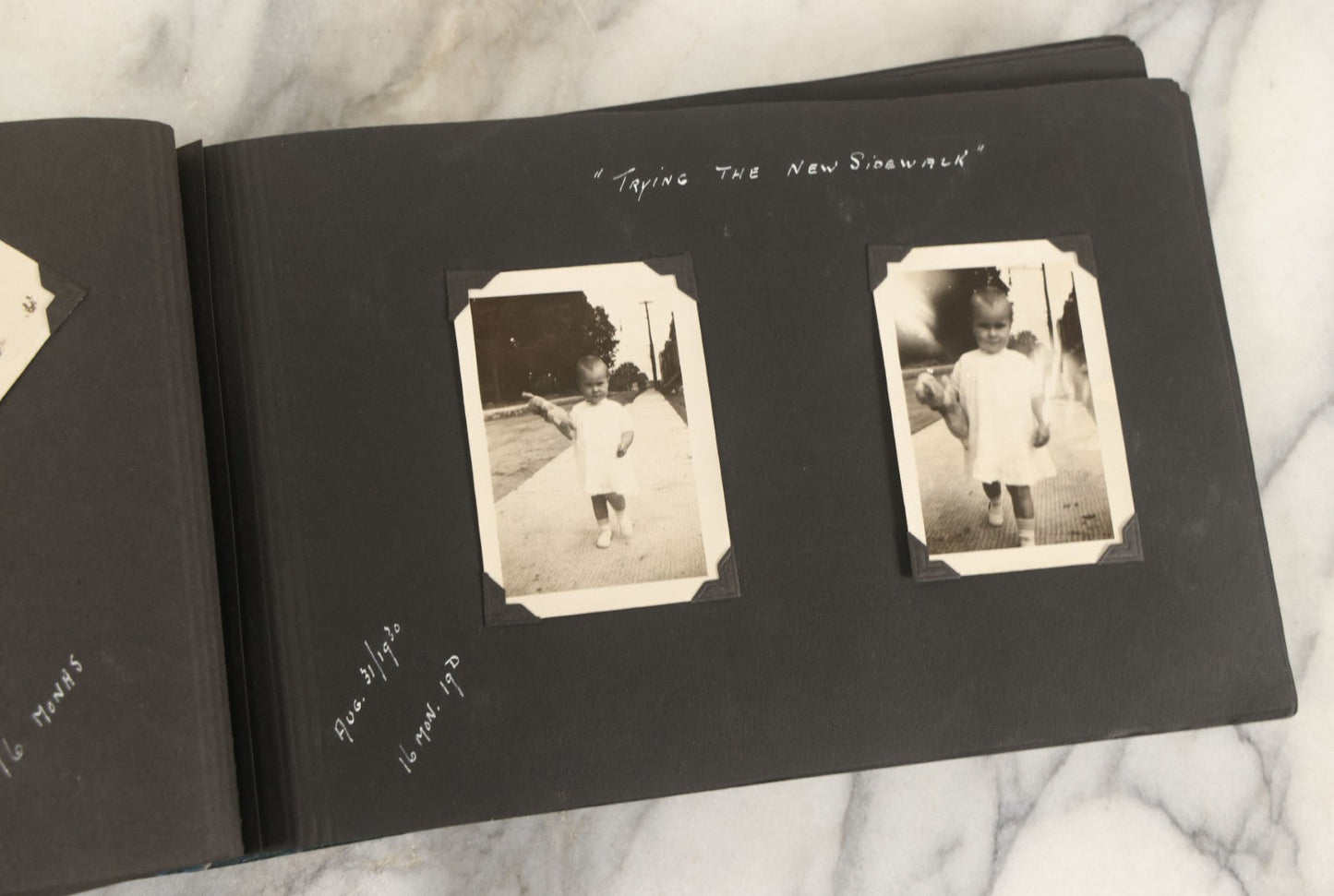 Lot 160 - Vintage Snapshot Family Photo Album Showing Photos Of The Childhood Of Patricia Mcgary Dowie, 1929 And On