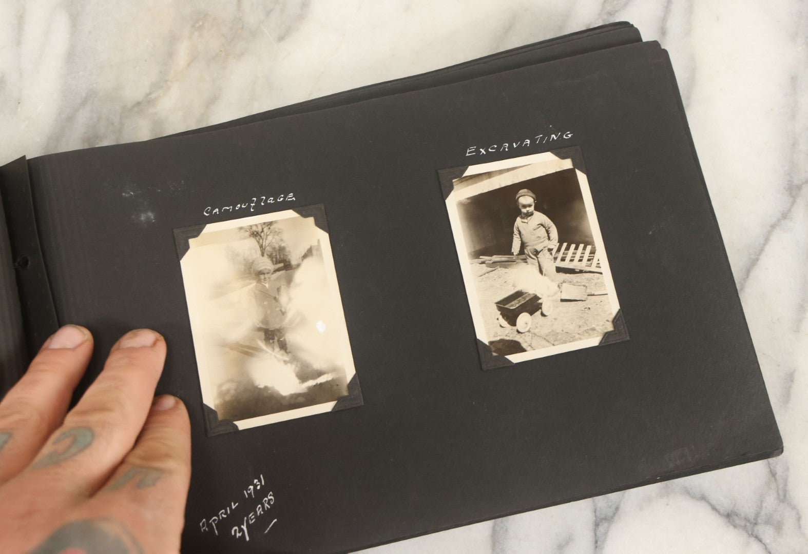 Lot 160 - Vintage Snapshot Family Photo Album Showing Photos Of The Childhood Of Patricia Mcgary Dowie, 1929 And On