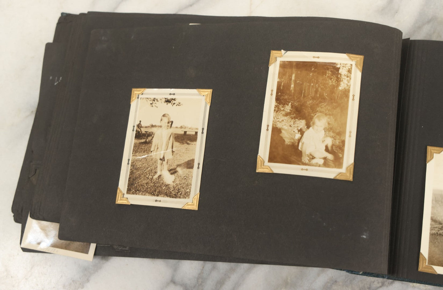 Lot 160 - Vintage Snapshot Family Photo Album Showing Photos Of The Childhood Of Patricia Mcgary Dowie, 1929 And On