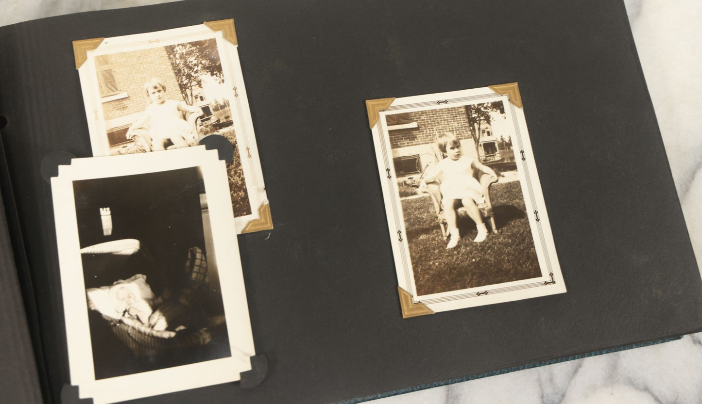 Lot 160 - Vintage Snapshot Family Photo Album Showing Photos Of The Childhood Of Patricia Mcgary Dowie, 1929 And On