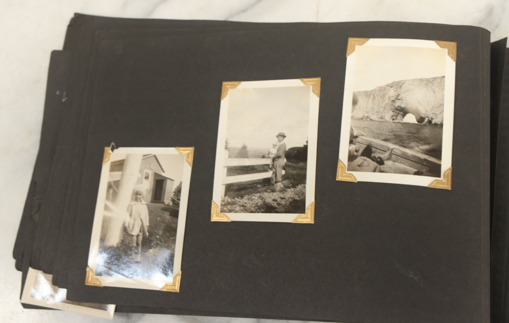 Lot 160 - Vintage Snapshot Family Photo Album Showing Photos Of The Childhood Of Patricia Mcgary Dowie, 1929 And On