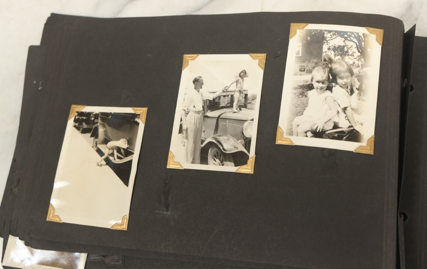 Lot 160 - Vintage Snapshot Family Photo Album Showing Photos Of The Childhood Of Patricia Mcgary Dowie, 1929 And On