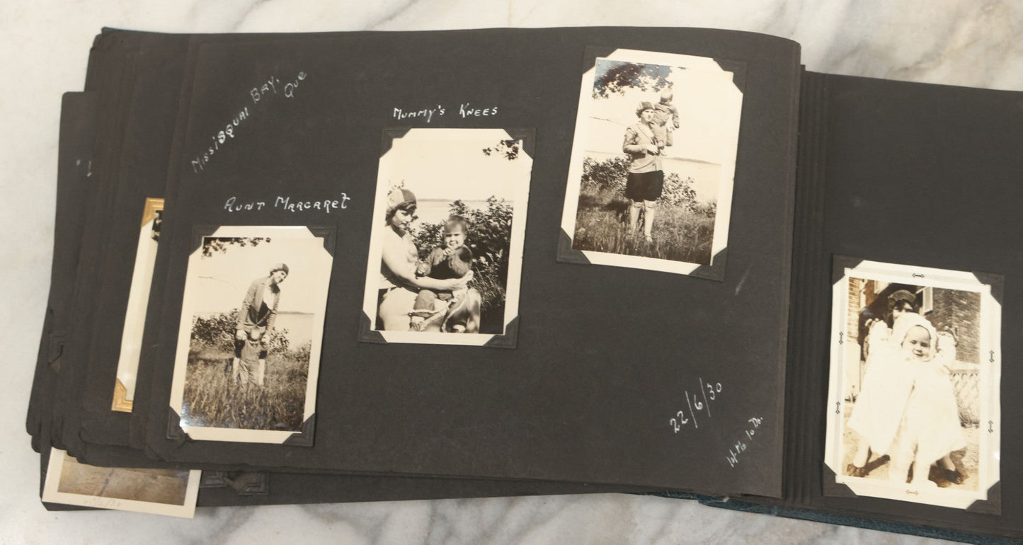 Lot 160 - Vintage Snapshot Family Photo Album Showing Photos Of The Childhood Of Patricia Mcgary Dowie, 1929 And On