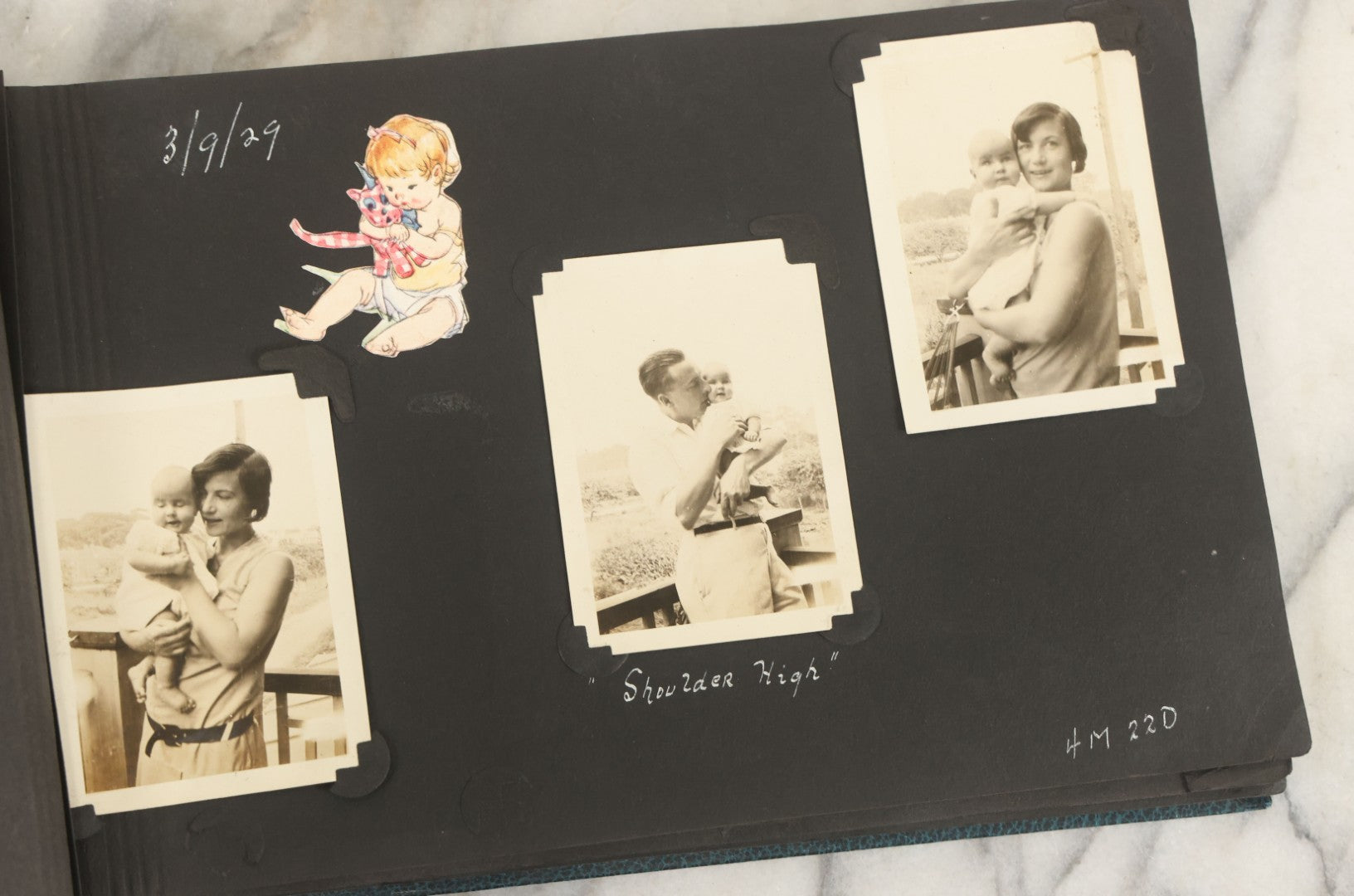 Lot 160 - Vintage Snapshot Family Photo Album Showing Photos Of The Childhood Of Patricia Mcgary Dowie, 1929 And On