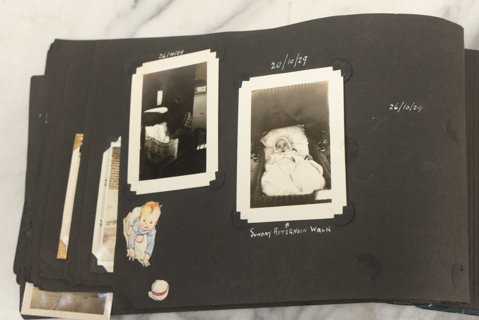 Lot 160 - Vintage Snapshot Family Photo Album Showing Photos Of The Childhood Of Patricia Mcgary Dowie, 1929 And On