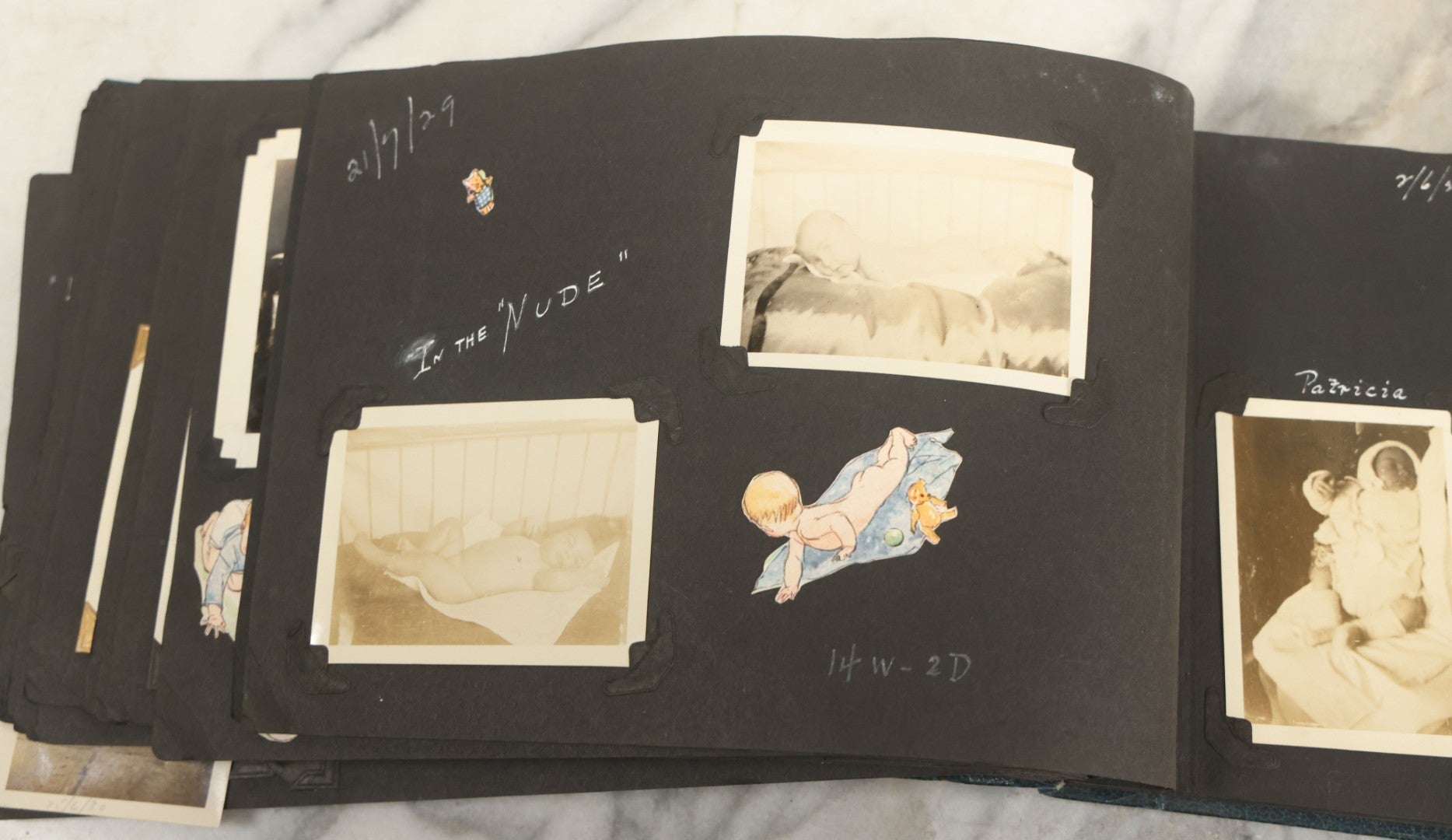 Lot 160 - Vintage Snapshot Family Photo Album Showing Photos Of The Childhood Of Patricia Mcgary Dowie, 1929 And On
