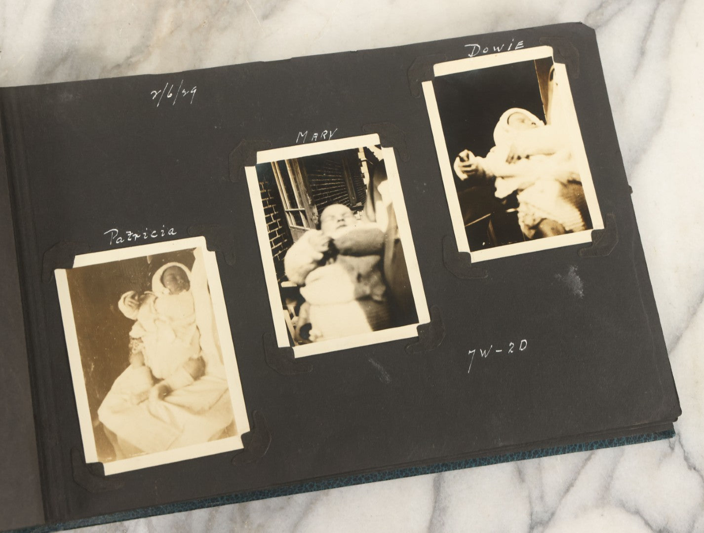 Lot 160 - Vintage Snapshot Family Photo Album Showing Photos Of The Childhood Of Patricia Mcgary Dowie, 1929 And On