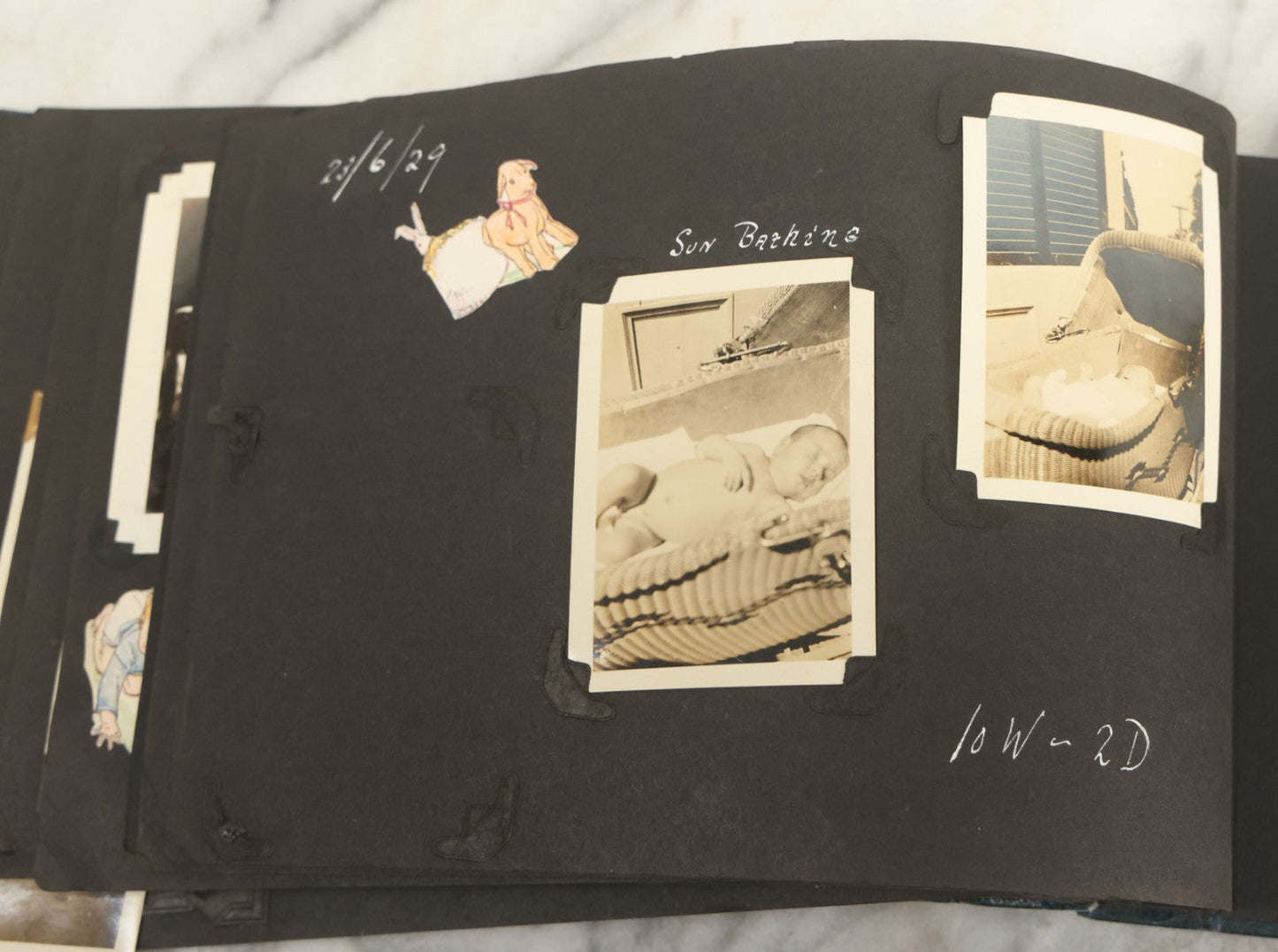 Lot 160 - Vintage Snapshot Family Photo Album Showing Photos Of The Childhood Of Patricia Mcgary Dowie, 1929 And On
