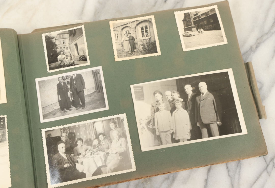 Lot 161 - Vintage Snapshot Photo Album Including Many Photos Of A Funeral, Casket, Etc., Note Many Photos Removed, Cut Out