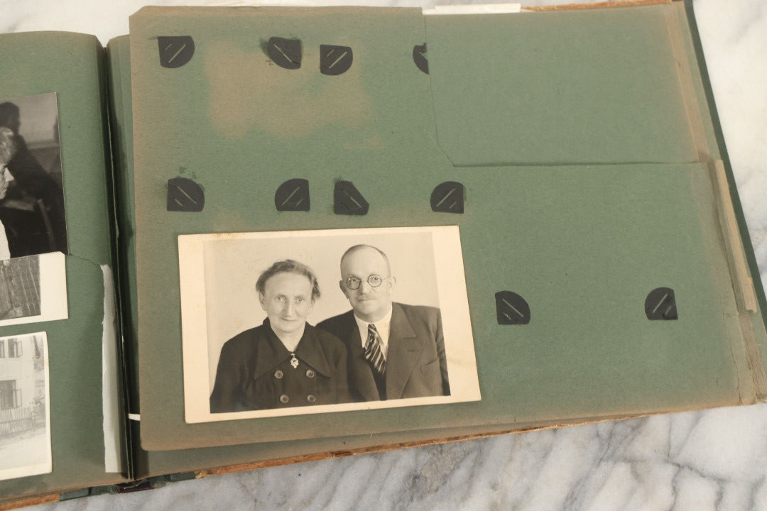 Lot 161 - Vintage Snapshot Photo Album Including Many Photos Of A Funeral, Casket, Etc., Note Many Photos Removed, Cut Out