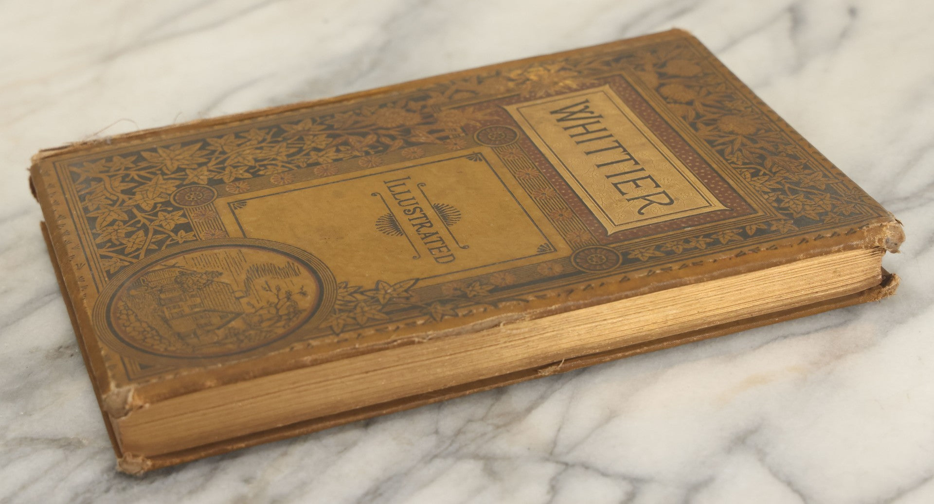 Lot 169 - "The Complete Poetical Works Of John Greenleaf Whittier" Antique Poetry Book With Numerous Illustrations, Houghton, Mifflin, And Company, Boston, And The Riverside Press, Cambridge, Massachusetts, 1884