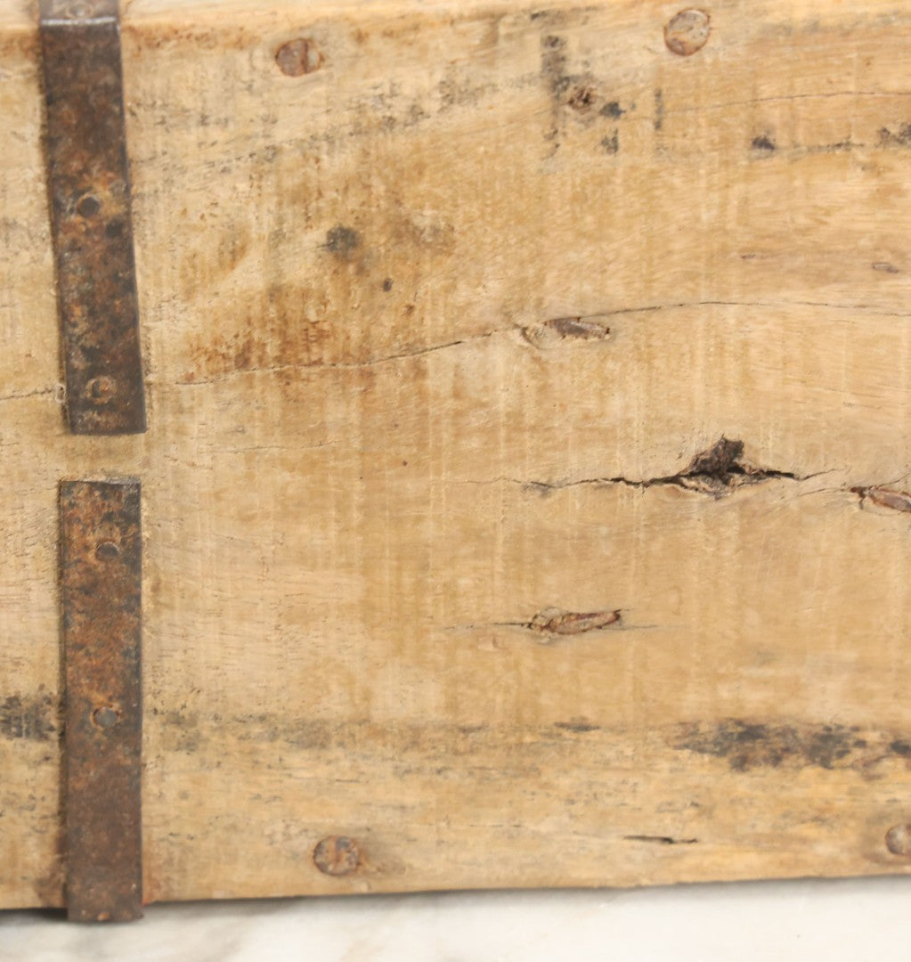 Lot 015 - Antique Wooden Double Brick "666" Mold Form 