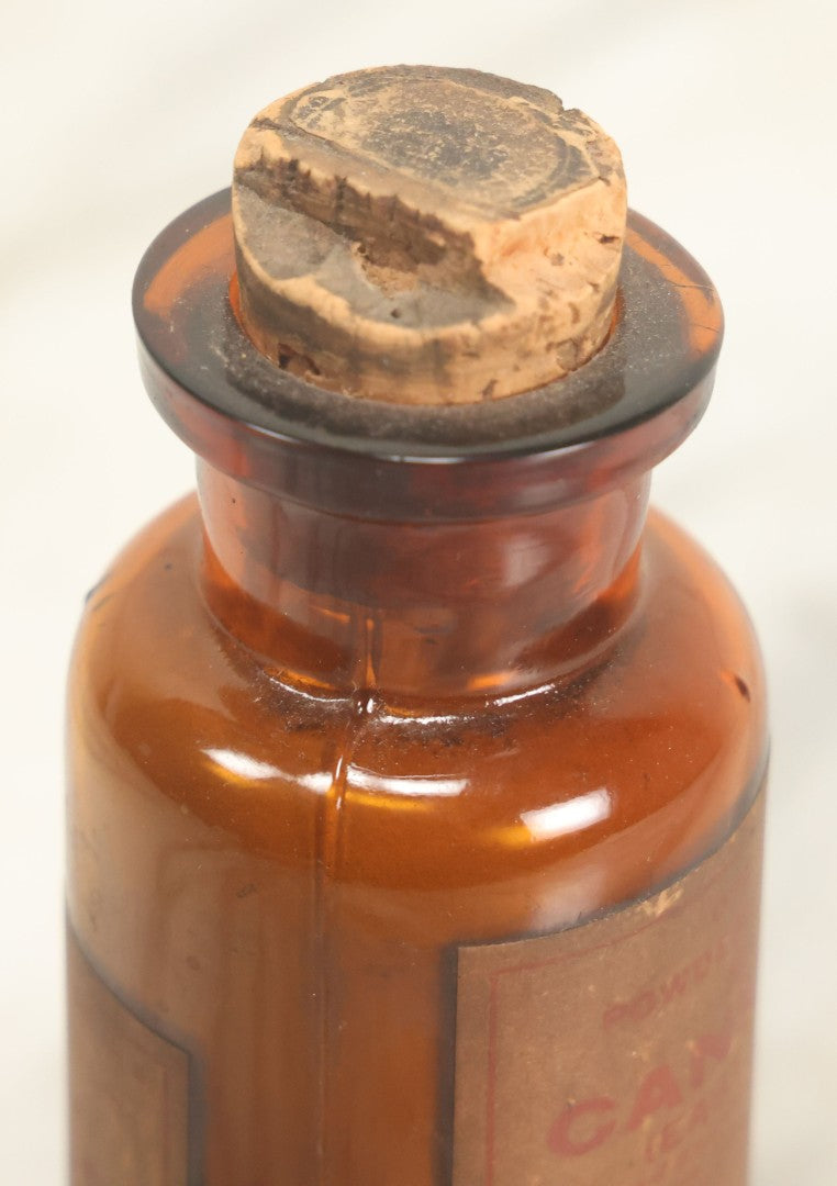 Lot 020 - Antique Cannabis East Indian Powdered Extract No. 16 Pharmacy Bottle, Parke, Davis, & Co. Manufacturing Chemists, Detroit, Michigan, Manufactured 1919