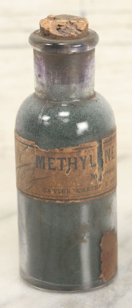 Lot 023 - Antique Methylene Blue Medical Pharmacy Bottle, By Carter, Carter, & Meigs, Boston, Massachusetts