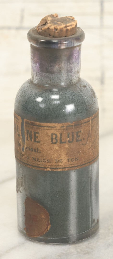 Lot 023 - Antique Methylene Blue Medical Pharmacy Bottle, By Carter, Carter, & Meigs, Boston, Massachusetts