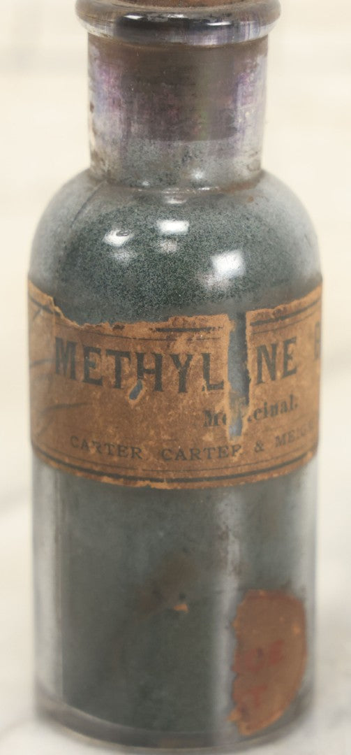 Lot 023 - Antique Methylene Blue Medical Pharmacy Bottle, By Carter, Carter, & Meigs, Boston, Massachusetts