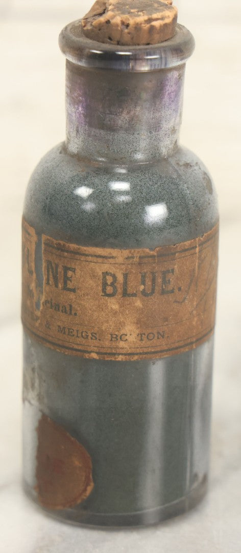 Lot 023 - Antique Methylene Blue Medical Pharmacy Bottle, By Carter, Carter, & Meigs, Boston, Massachusetts