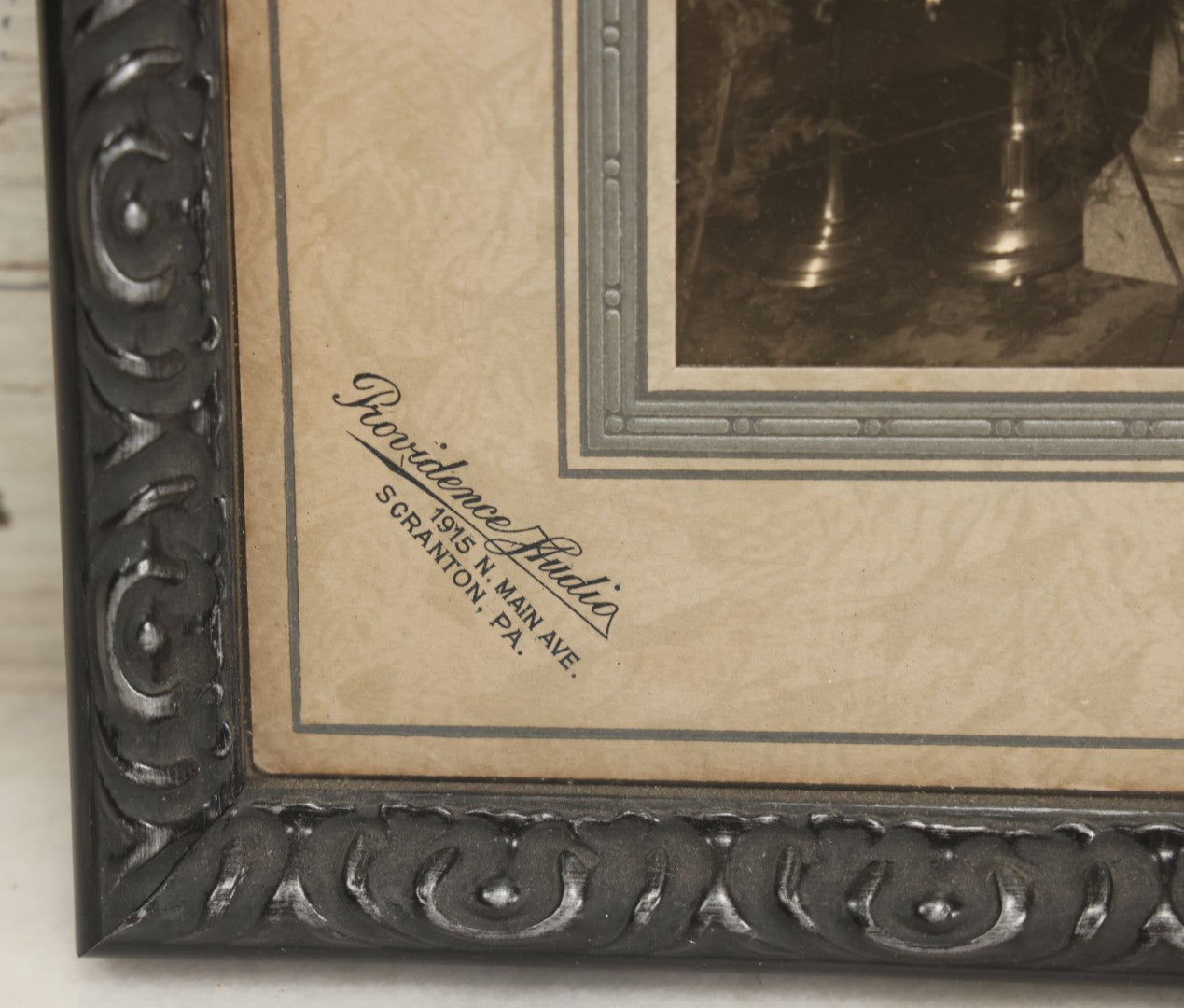 Lot 041 - Antique Boarded Photo Of A Man's Funeral, Professionally Framed