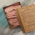 Lot 048 - Vintage Box Of Armstrong Denture Replacers And Mouth Formers, For Posing The Mouth Of A Corpse For Funeral, By Armstrong Chemical Co., Golden, Colorado