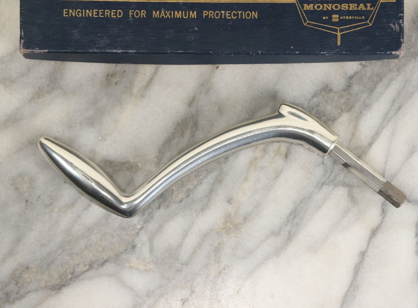 Lot 051 - Vintage Key For Batesville Monoseal Casket In Original Box, Manufactured By Batesville Casket Company, Inc., Batesville, Indiana