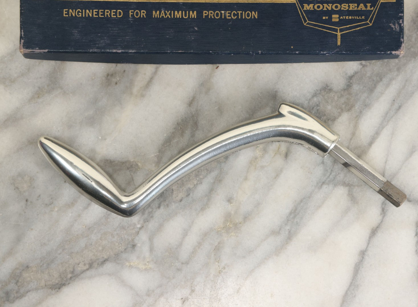 Lot 051 - Vintage Key For Batesville Monoseal Casket In Original Box, Manufactured By Batesville Casket Company, Inc., Batesville, Indiana