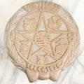 Lot 056 - Vintage Cast Metal Vietnam War Veteran Grave Marker For All Service Branches, 1964-1975