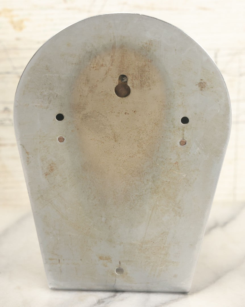 Lot 066 - Vintage Wall Mount Holy Water Dispenser For Church Or Funeral Home, With Chrome Cross, Detailing
