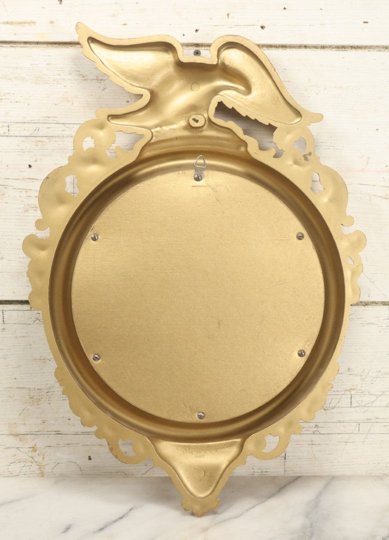 Lot 082 - Vintage Syroco Eagle Convex Mirror Wall Hanger, By Syroco Inc., No. 4007