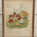 Lot 094 - Antique 1903 Anthropomorphic Cat And Dog Whimsical Illustrated Calendar, Illustrated By C.L. Van Vredenburgh, October, November, December, Copyright 1901, Gray Lithography Company, New York