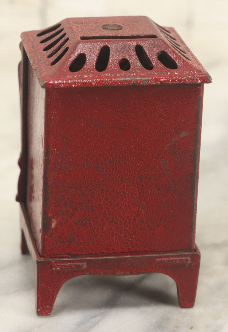 Lot 113 - Antique Cast Iron And Tin Still Bank With Red Paint, Manufactured By Kenton Toys, Kenton, Ohio