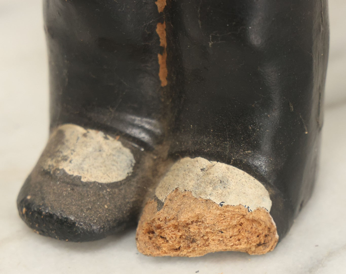 Lot 118 - Vintage Charlie Mccarthy Composition Doll Toy Ventriloquist Dummy, Note Mouth Does Not Work, Big Loss To Foot