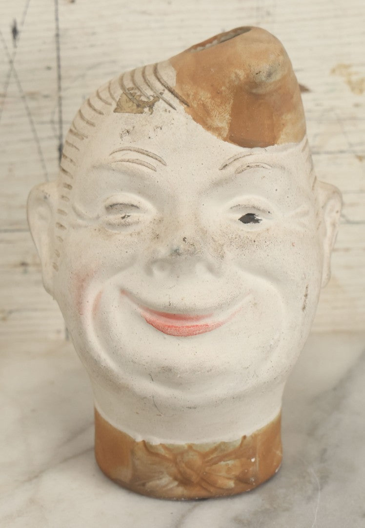 Lot 120 - Vintage "Elmer The Dough Boy" World War Two Era Grass Growing Chia Pet Toy Head