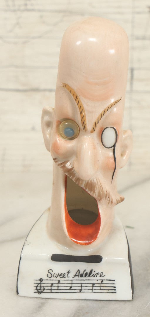 Lot 124 - Vintage Barbershop Quartet Singing Smoker Porcelain Ashtray, "Sweet Adeline"