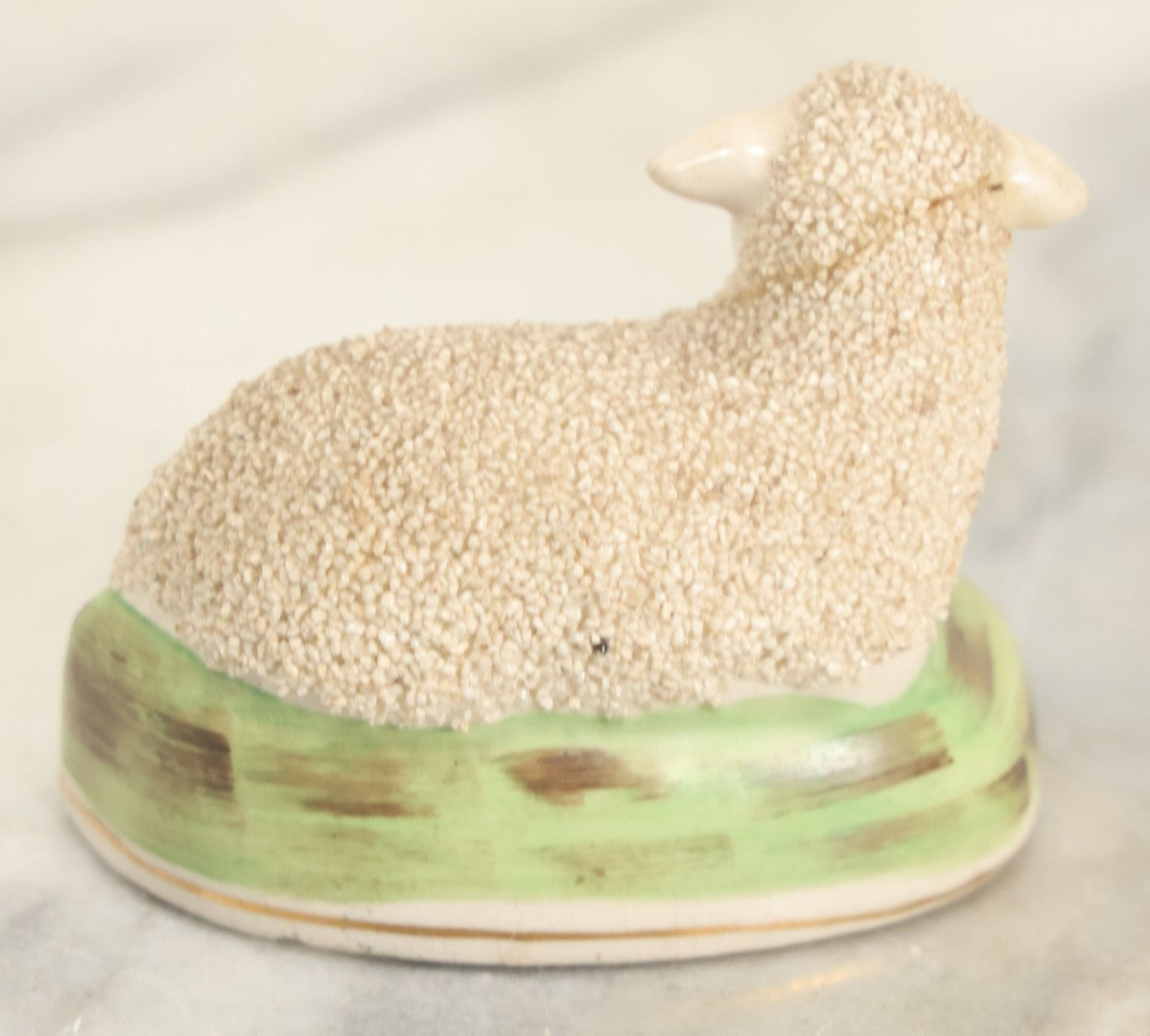 Lot 125 - Antique Small Size Staffordshire Lamb Figurine