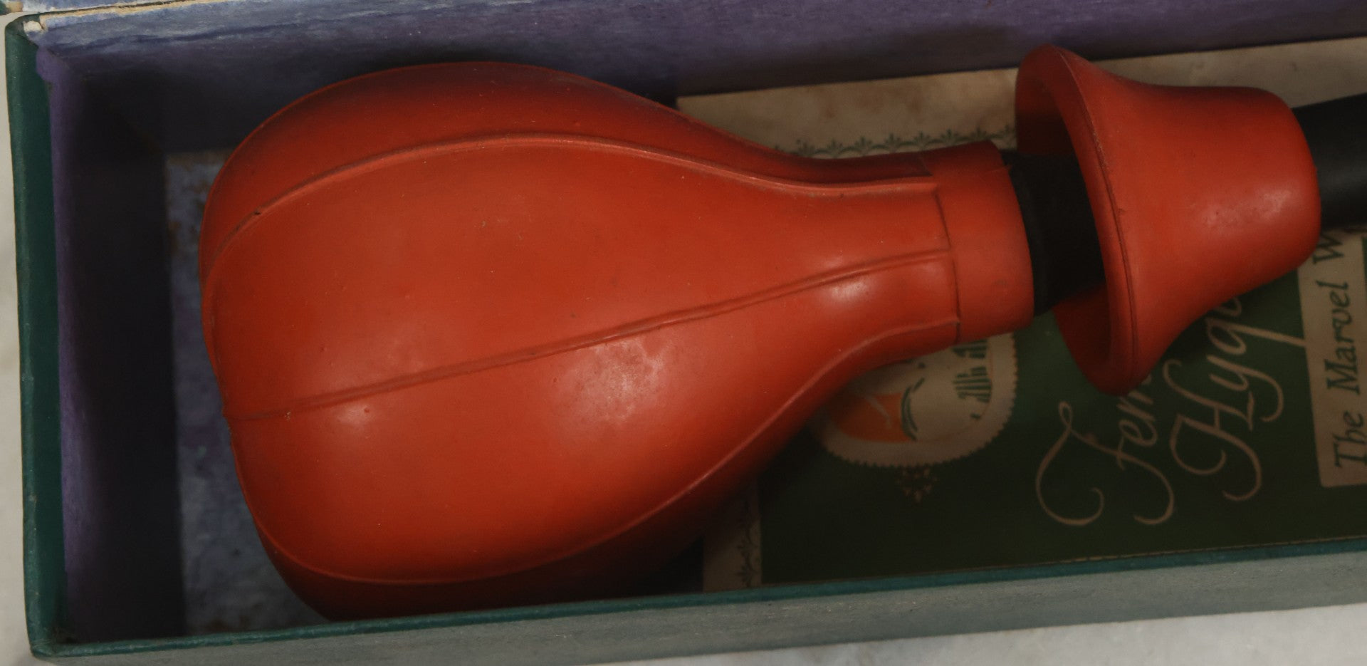Lot 003 - Antique Medical Device, The Marvel "Whirling" Spray, Cleansing Douche, In Box, Manufactured By The Marvel Co., New Haven, Connecticut, With Original Booklet