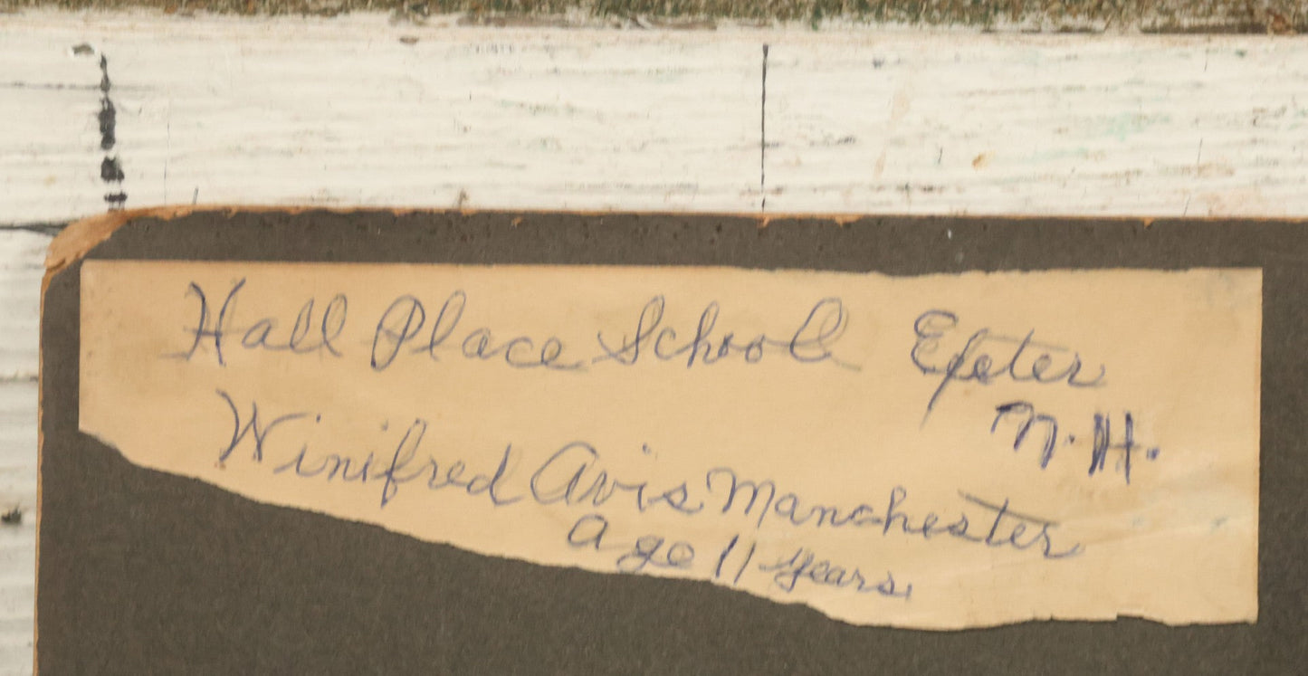 Lot 039 - Pair Of Antique Boarded Photographs Of School Children Outside Of Schoolhouse, Including Hall Place School, Exeter, New Hampshire