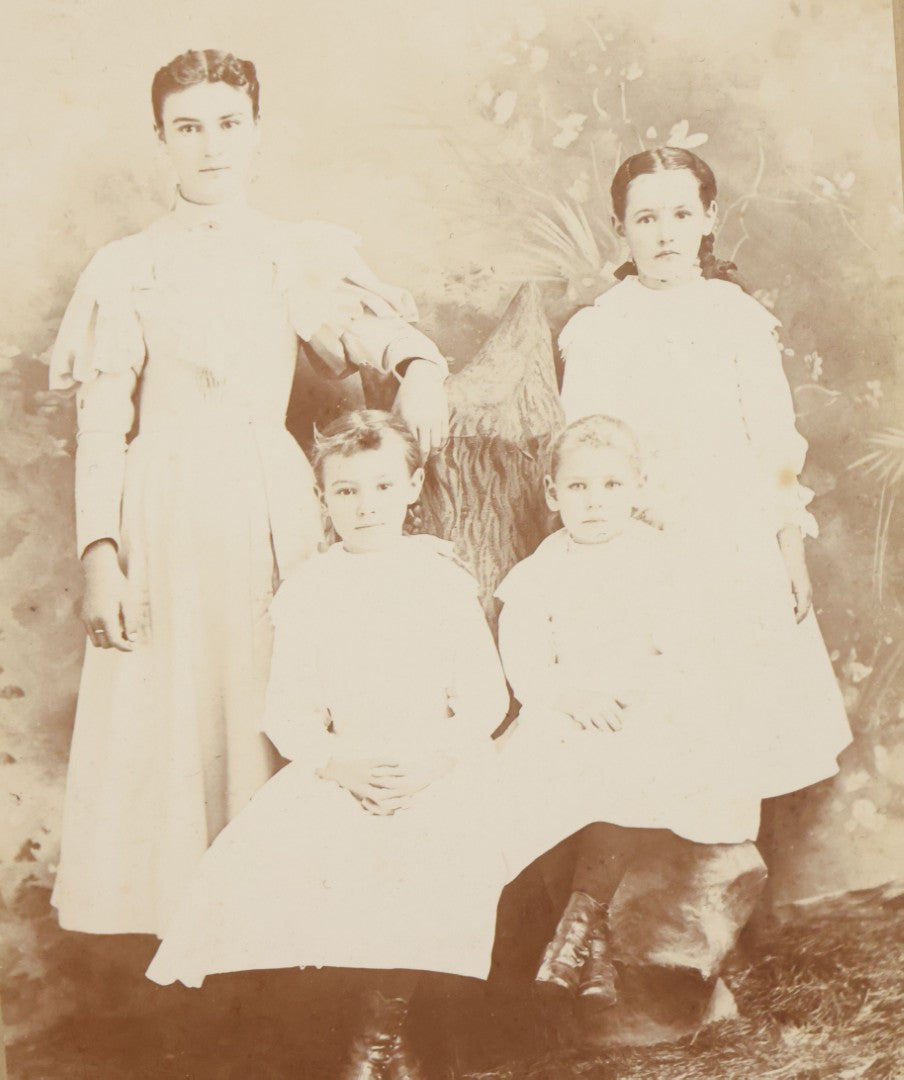 Lot 043 - Grouping Of Thirteen Antique Boarded And Cabinet Card Photographs Of Men, Women And Children, Some With Identifications, Mostly Out Of Wisconsin