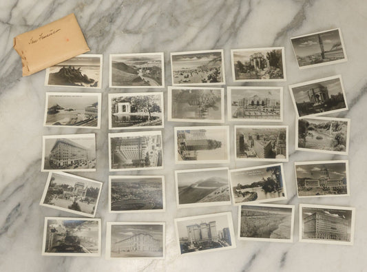 Lot 046 - Souvenir Folder Of 25 Miniature Photograph Prints Of San Francisco, California