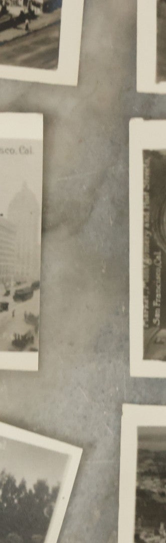 Lot 046 - Souvenir Folder Of 25 Miniature Photograph Prints Of San Francisco, California